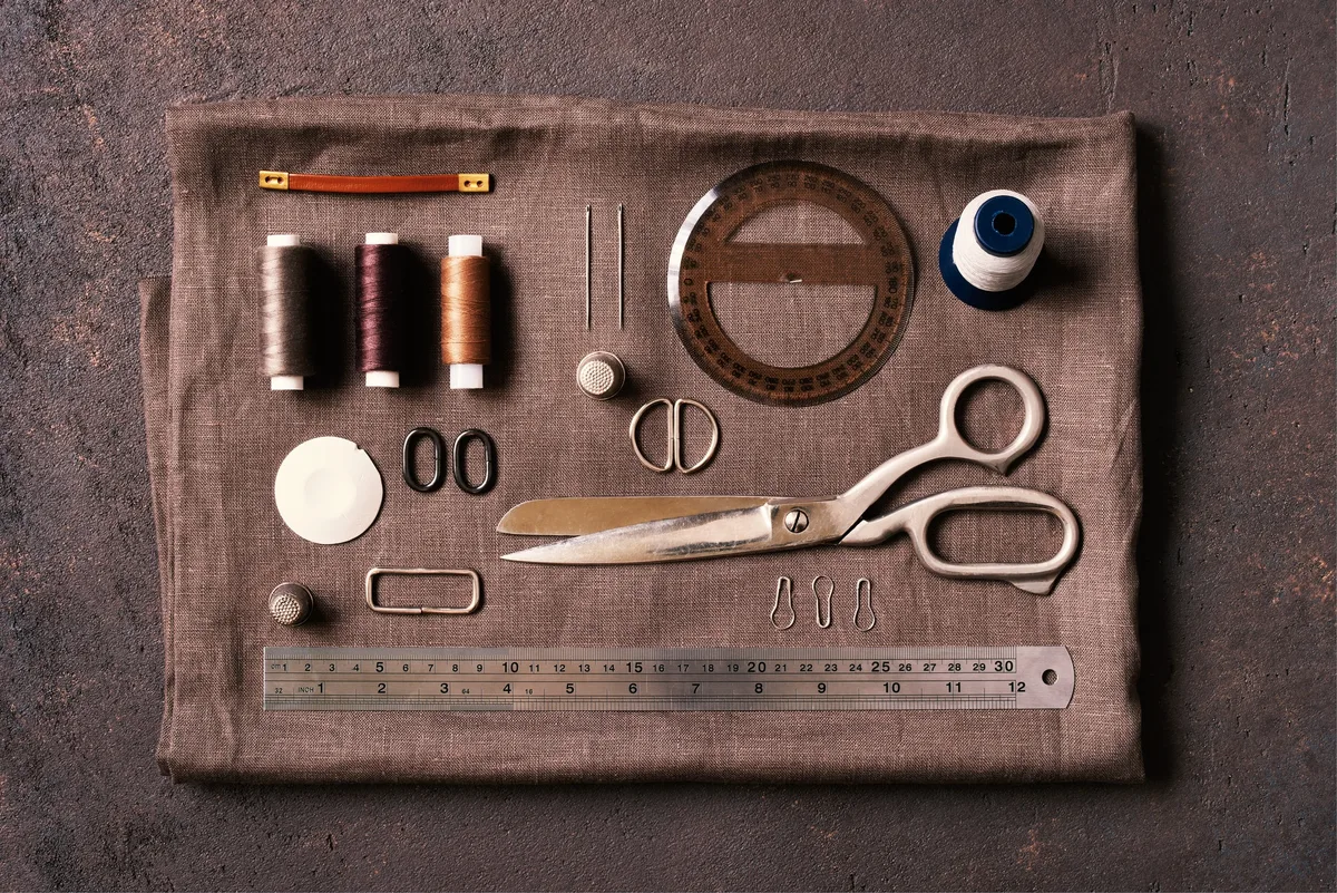Brown Sewing Composition