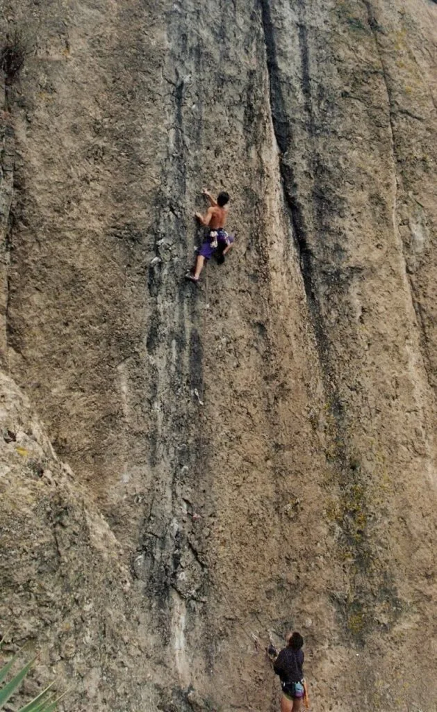 Imagen del archivo de «Javier Serratos encadena Cruz Diablo (5.14c) en Jilotepec».