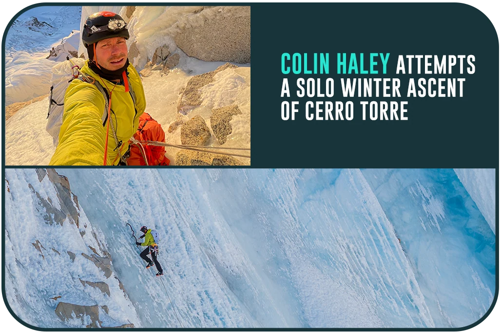 Gráfico promocional oficial de Colin Haley para Reel Rock 20