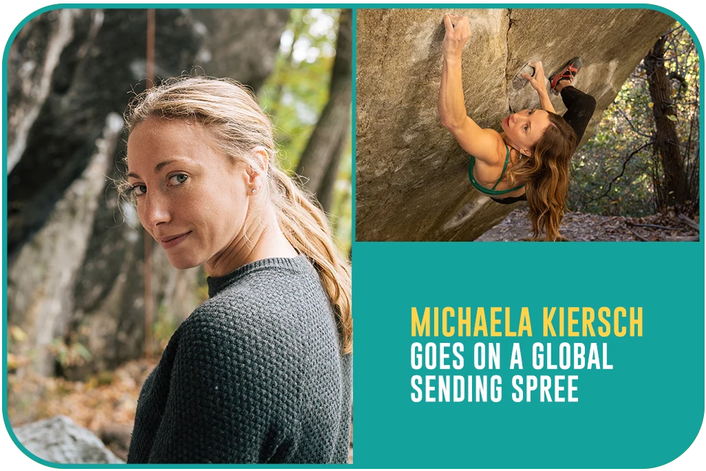 Gráfico promocional oficial de Michaela Kiersch para Reel Rock 20